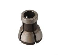 Niceminiwall Adaptador de portabrocas M17 con tuerca para grabado y recortadora, herramienta de conversión de tamaño de portabrocas de acero al carbono de 6/6,35/8 mm para carpintería (6,35 x 16,5)