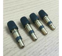 Niceminiwall Blitzventil - Núcleo de válvula de flash sin resorte para Dunlop y válvulas - Paquete de 4 o 6 unidades de repuesto para inserto de válvula de bicicleta compatible con Stan(4 piezas)