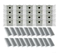Niceminiwall Bolsa de polvo de filtro de repuesto para ECOVACS para DEEBOT X9 Pro para OMNI T80 X8, microfibra de alta filtración, diseño sellado antifugas para hogares de mascotas (40 piezas)