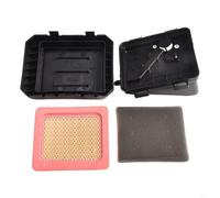 Niceminiwall Carcasa de filtro de aire con filtro de aire para motores AL-KO 140 QSS y 160 QSS, compatible con PRO 140 QSS LC1P61FA R3000 EU2, PRO 140 QSS LC1P61FA 4PS R3000 y