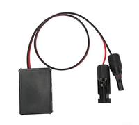 Niceminiwall Cargador de batería solar con interfaz USB y tipo C, estabilizador de voltaje de alambre de cobre de 10 AWG para paneles solares y plantas de energía portátiles, entrada CC 0.138