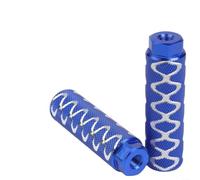 Niceminiwall Clavijas de aleación de aluminio antideslizantes de 100 x 28 mm para bicicletas de montaña, carretera y pista, diseño moleteado resistente para ejes de 9 mm, adecuadas para delanteros