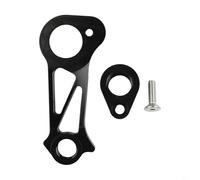 Niceminiwall Colgador de cambio trasero tipo eje pasante, pieza de repuesto de aleación de aluminio compatible con marcos, adaptador de caída ligero y duradero para