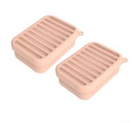 Niceminiwall Contenedores de silicona para almacenamiento de alimentos, plegable, rectangular, hermético, a prueba de fugas, apto para microondas, apilable, contenedor de preparación de comidas con