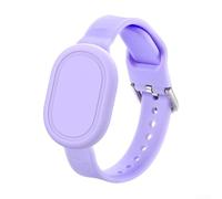 Niceminiwall Correa de silicona para Xiaomi Tag, funda protectora respetuosa con la piel, cómoda banda antipérdida para niños, pulsera suave 213X16mm (púrpura)