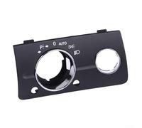 Niceminiwall Cubierta negra para panel de interruptor de faros delanteros para W211 Clase E 2003-2008, versión estándar, parte de repuesto de ABS para ajuste directo delantero izquierdo