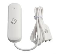 Niceminiwall Detector de fugas de agua WiFi, alarma de inundación de 80 dB con cable de detección de 1 m, sensor inteligente de fugas de agua (1 unidad)