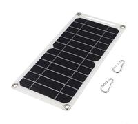 Niceminiwall Dispositivo de carga USB delgado del panel solar 30W, cargador móvil interior interior al aire libre del banco del poder de la tecnología del silicio monocristalino de la salida 5V