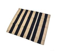 Niceminiwall Funda de repuesto para silla de directores, kit de asiento de lona azul marino con rayas blancas, plegable, lavable, accesorios para muebles de exterior (1 juego)