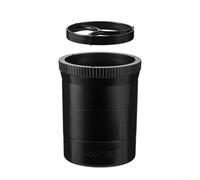 Niceminiwall Herramienta niveladora de distribución de café para cafetera Moka Pot Cafetera Distribuidor de posos de café ajustable para apisonar café de menos de 68 mm de diámetro, negro