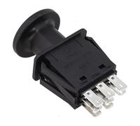 Niceminiwall Interruptor de toma de fuerza de embrague de hoja negra 582107601 compatible con Craftsman, interruptor de toma de fuerza de 8 terminales para modelos Ariens, interruptor de toma de