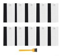 Niceminiwall Juego de 10 filtros de repuesto compatibles con Tikom G8000 G8000 Pro Robot Aspirador con cepillo de limpieza para un mejor rendimiento