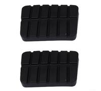 Niceminiwall Juego de pastillas de pedal de freno y embrague para vehículos de transmisión manual, cubiertas de pedal de repuesto directo para D21 Hardbody, Pickup, para Navara,