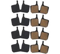 Niceminiwall Kit de 4 pares de pastillas de freno de bicicleta - Pastillas de freno de bicicleta de repuesto - Compatible con Magura MT5/MT7 - Material de resina semimetálica
