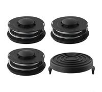 Niceminiwall Kit de cabezal de recortadora para GC-ET 4530 3405685-3 juego de tapas de carretes, rosca de nailon de 5 m de 1,4 mm, para cortacésped eléctrico GE-CT 4530 RTV 400 550