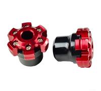 Niceminiwall Kit de protección contra choques de horquilla delantera de motocicleta, almohadillas de absorción de golpes anticaídas de aleación de aluminio para protección de horquilla de motocicleta