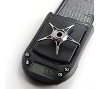 Niceminiwall Llave de descarga de cinco estrellas para DAIWA para STEEZ, TATULA, ALPHAS, ZILLION Series - Herramienta de reparación de carrete de aleación de aluminio de 65 mm con grabado de esqueleto