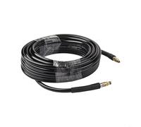 Niceminiwall Manguera de extensión de repuesto para lavadora a presión Karcher serie K2-K7 compatible con manguera de goma resistente con sistema de conexión rápida negro (15 m)