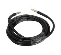 Niceminiwall Manguera de extensión para lavadora a presión Karcher de repuesto serie K2-K7 compatible con manguera de goma resistente con sistema de conexión rápida negro (6 m)