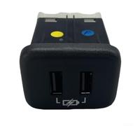 Niceminiwall Módulo de puerto de carga USB 13595898 para el interior del coche 2017-2019 Enchufe del cargador del teléfono del tablero