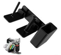 Niceminiwall Organizador lateral de 3 compartimentos para máquina de granizado FS300 FS301, estante de accesorios de bebidas montado en la pared ABS con pajitas y tazas