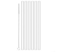 Niceminiwall Pajitas de repuesto para vaso Owala de 40 onzas, compatibles con botellas de agua Owala, paquete de 6 pajitas transparentes para Tritan con cepillo de limpieza,