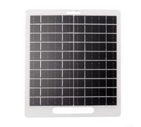 Niceminiwall Panel de carga solar USB flexible de 5 V 6 W-10 W IP67 impermeable PET portátil plegable cargador de energía solar para acampar al aire libre, senderismo, viajes, dispositivos móviles con