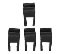 Niceminiwall Paquete de 4 accesorios de hebilla de plástico para mesas plegables con marcos de tubo cuadrado de 0.5 cm o 2.0 cm, color negro, herramienta - diseño a presión (0.5 cm)