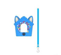 Niceminiwall Para Bitzee Doghouse Funda protectora de silicona con cordón a prueba de golpes a prueba de polvo suave Full Shell para mascota electrónica virtual azul (azul)
