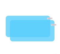 Niceminiwall Película de lluvia para espejo retrovisor de camión, 350 x 160 mm, impermeable, antivaho, PET, calcomanías protectoras para molduras y molduras exteriores de automóviles y camiones