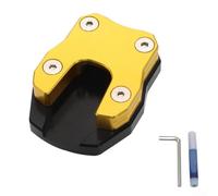 Niceminiwall Placa de soporte de motocicleta para pedal de aluminio CNC, almohadilla de extensión lateral para PCX 160 150 125 2010 hasta ahora, base ampliada (dorado)