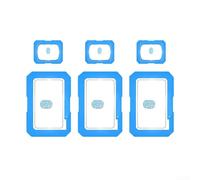 Niceminiwall Protector de pantalla de vidrio templado y lente para DJI para Osmo Pocket 4 con marco de alineación automática HD, antirreflejos, sensible al tacto, paquete de 3 (AR)