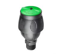 Niceminiwall Rociador de trípode giratorio automático de 360 grados, soporte de metal ángulo ajustable, conector G1/2 pulgada para agricultura de césped de gran área (boquilla verde)