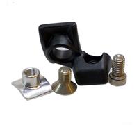 Niceminiwall Soporte de montaje de palanca de cambios de metal, adaptador de anillo de abrazadera de freno compatible con Avid MatchMaker X MMX CR Mag X0 XX derecho e izquierdo negro para ciclismo