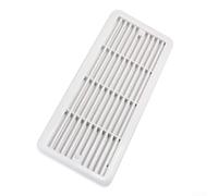 Niceminiwall Soporte de rejilla de ventilación para refrigerador Thetford, 483 x 186 mm, sistema de refrigeración resistente a la intemperie para caravana, autocaravana, caravana, caravana (blanco)