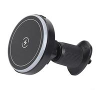Niceminiwall Soporte magnético de carga inalámbrica para teléfono de coche para rejilla de ventilación con cable de carga rápida compatible con iPhone y soporte de dispositivo móvil Samsung