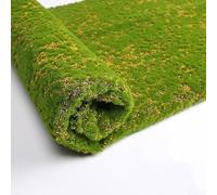 Niceminiwall Tapete de musgo verde artificial para decoración de pared de plantas para interiores y exteriores, panel de césped sintético para el hogar, jardín, tienda, restaurante, oficina (amarillo)
