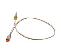 Niceminiwall Termopar de estufa de gas de cobre con cabeza de tornillo de precisión para quemador de cocina integrado SABAF, múltiples longitudes de 35 cm, 40 cm, 70 cm, pieza de repuesto de larga