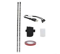 Niceminiwall Tira de luz LED para scooter eléctrico, impermeable, multicolor, accesorio de marquesina RGB con efectos de flash multimodo, compatible con/Pro y Max G30