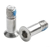 Niceminiwall Tornillos de rueda de polea de desviador trasero M5 de acero inoxidable de 15,8 mm, compatibles con pernos de repuesto duraderos para mecanismos de engranajes de ciclismo, antioxidantes