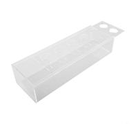 Niceminiwall Transparente rectangular acrílico flor titular vitrina mesa arreglo contenedor para boda hogar comedor decoración