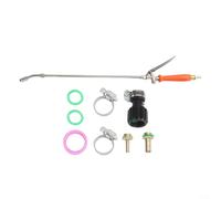 Niceminiwall Varita de pulverización ajustable de 30 cm a 72 cm de longitud para lavado de coches de jardín con manguera de 3/8 pulgadas y 1/4 pulgadas, construcción de latón de acero inoxidable