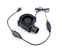 Niceminiwall Ventilador ajustable para calentador de barbacoa con fuente de alimentación USB de 5 V, soplador de aire portátil para cocinar, acampar y uso al aire libre, control de velocidad continuo