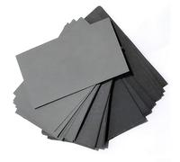 Niceminiwall Wet for - Hojas de papel de lija seco, paquete de 10 unidades de 3 x 5-/2 pulgadas, grano surtido 600 a 2500, papel abrasivo impermeable para muebles automotrices, metal, madera, acabado