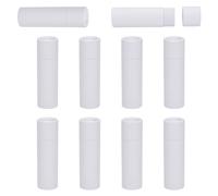 NICENEEDED 10 Uds. Tubos de Bálsamo Labial de Cartón, Tubo de Lápiz Labial de Papel Kraft de 0.6 oz, Envase de Perfume Sólido Desodorante Vacío de Cartón