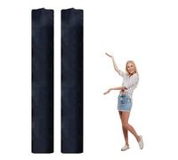 NICENEEDED 2 Bolsa de Almacenamiento para Alfombras Jumbo., Bolsa de Almacenamiento de Alfombras con Cordón, Bolsa de Tela Oxford Negra para Mudanzas, Protección para Alfombras Enrolladas