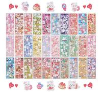 NICENEEDED 30 hoja Colorida Kpop Potocard Pegatinas Coreanas, Calcomanías Autoadhesivas para Libros, Suministros Duraderos para Álbumes de Recortes.