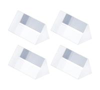 NICENEEDED 4 Prisma de Cristal Equilátero, Prisma Triangular de Cristal Prisma Triangular Transparente para Arcoíris