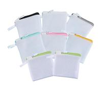 NICENEEDED 8 pieza Mini Lavadora Bolsas Delicadas, Bolsa de Malla para Lavado, Bolsas de Lavandería Pequeñas de Malla Fina de Poliéster Bolsas de Almacenamiento de Panal