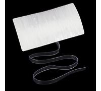 NICENEEDED Correa Elástica Transparente 25 Yarda, Sujetador de Bikini Elástico con Correa Transparente, Correa de Hombro Invisible del Sujetador de la Danza de la Lencería de la Anchura de 4m M